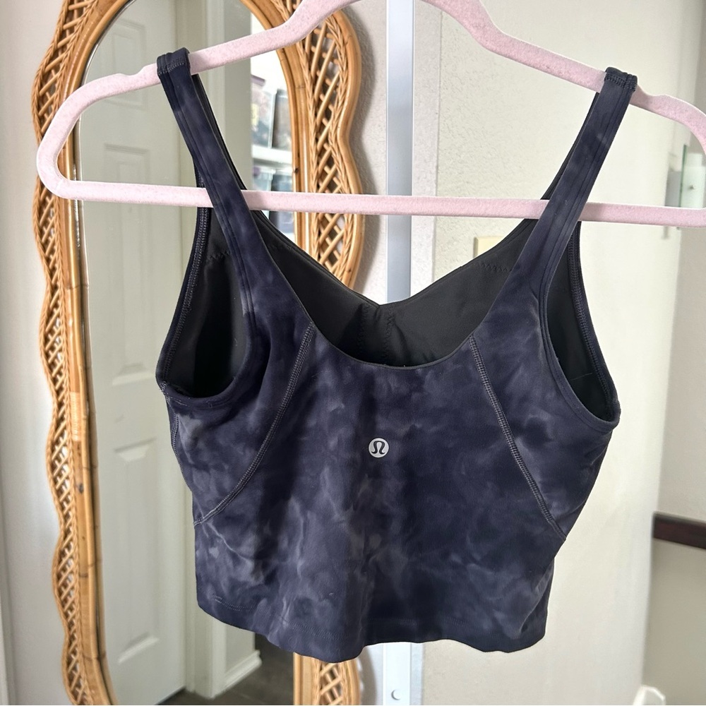 Lululemon / Align Tank Diamond Dye Pitch Grey Graphite Grey Nulu - Picture 4 of 5